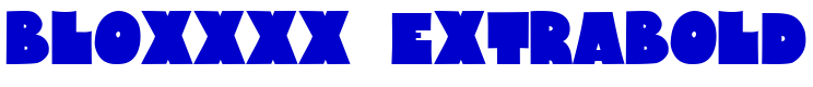 Bloxxxx ExtraBold fuente